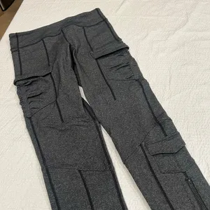 Lululemon Scenic Route 7/8 Tight leggings in gray size 8 women thumbnail 9