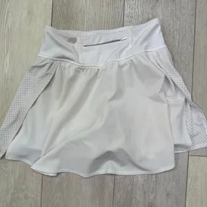 Spanx get moving athleisure activewear white Tennis skort size‎ xs thumbnail 2