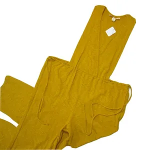 NWT Free People FP Beach Let's Chill One Piece in Yellow Oversize Jumpsuit S thumbnail 11