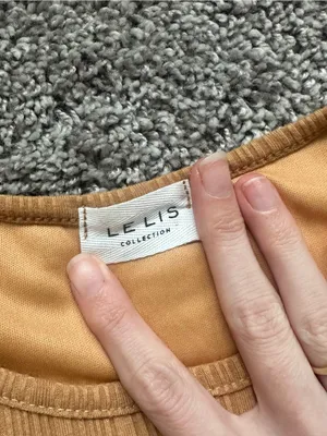 Le Lis Ribbed Long Sleeve Cutout Bodycon Dress - Tan thumbnail 5
