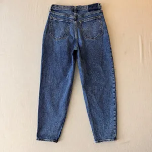 Abercrombie & Fitch 80s Mom Pleated Ultra High Rise Jeans Women 28/6R Blue thumbnail 4
