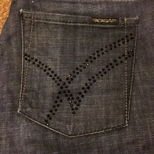 William Rast Rhinestone Pockets Blue Skinny Jeans thumbnail 2