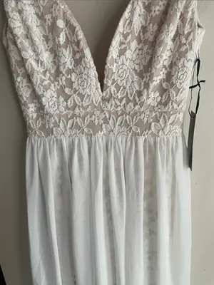 Lulus Make Way for Wonderful Off White Lace Maxi Dress thumbnail 8