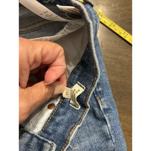 Madewell Mid-Rise Kick Out Jeans Medium Wash Blue Flare Denim Size 29 Preppy thumbnail 3