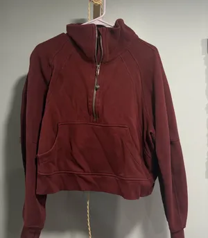 Lululemon maroon scuba thumbnail 1