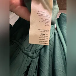 Free People Emerald Green Arzel Mini Dress thumbnail 6