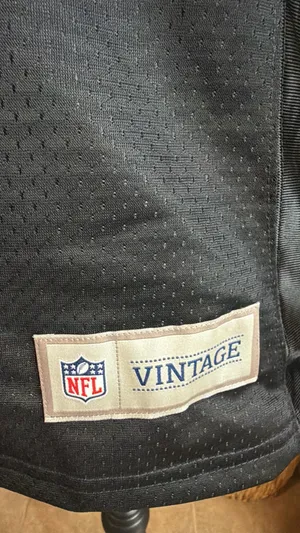 NFL Saints Women's Black Jersey with Gold Trim thumbnail 2