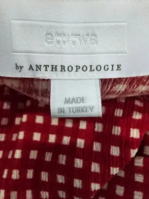 Anthropologie Margaret Belted red Jumpsuit romper 12 thumbnail 9