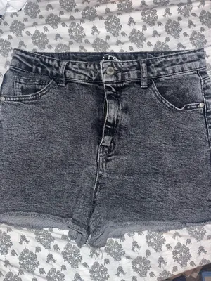 Art Class Black Denim Shorts thumbnail 3