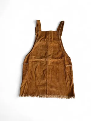 LE LIS Brown Corduroy Pinafore – Small thumbnail 4