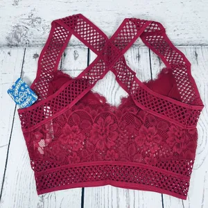 Free People Intimately Bralette Brami Sitting Pretty X-Small Lace Apple Valley thumbnail 6