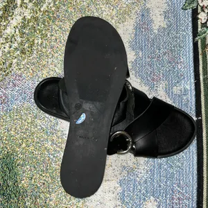 Don Uorri Size 40 Black Leather Sandals thumbnail 7