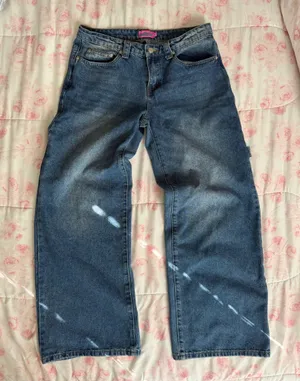 Edikted Carpenter Baggy Jeans  thumbnail 1