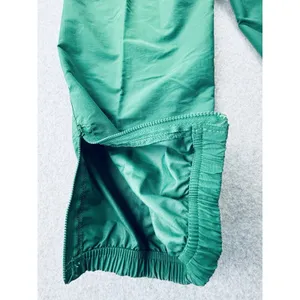 Vintage‎ Tommy Hilfiger Track Pants Green Baggy Windbreaker Logo Mens M NWT 90s thumbnail 6