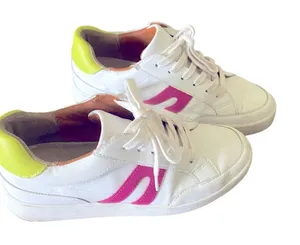 🌿🛍️Lucky Brand “Hinta” leather sneakers women’s size 7 thumbnail 1