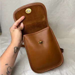 Vintage Coach Project Bag Small SidePack 9978 British Tan Crossbody thumbnail 9