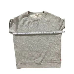 Levi’s gray basic pullover sweatshirt size small‎ gender neutral thumbnail 5