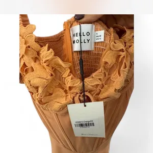 Feeling Fun Mini Dress Orange hello molly nwt thumbnail 2