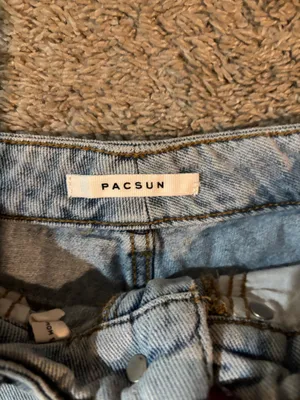 Small PacSun blue jean shorts  thumbnail 3