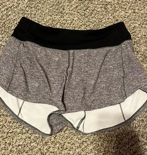 Grey Lululemon Speed Up Shorts 4" thumbnail 1