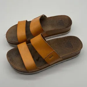Reef Cushion Vista Hi Tan Platform Sandals Womens 8 Double Strap Slides thumbnail 8