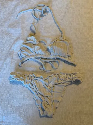 Aerie white Cheeky Bikini set thumbnail 1