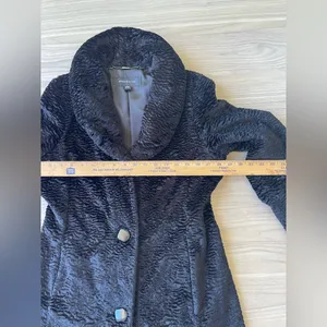 Jones New York Black Teddy Jacket thumbnail 6