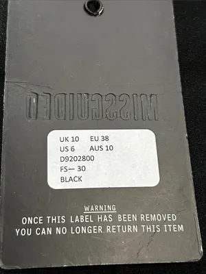 Missguided Black Cutout Bodycon Midi Dress Size 6 Sleeveless Cocktail Party thumbnail 9