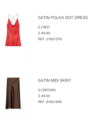 Zara Satin Polka Dot Dress thumbnail 2