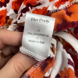 HER PONY Mini Dress Womens Size 2 Festival Retro Boho Coachella Hippie Nostalgia thumbnail 10
