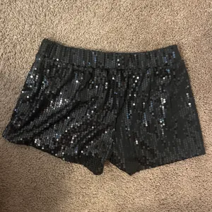 Spirit Halloween Black Sequin Shorts thumbnail 3