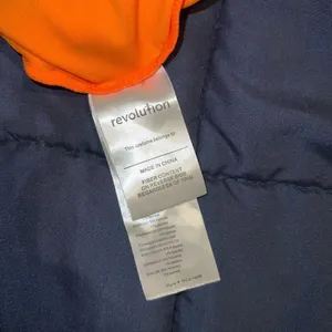 Revolution Rave festival dance bling dress w shorts orange sequin bling size S thumbnail 8