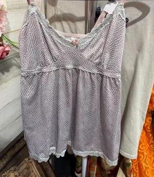 Babydoll polka dot top Purple Size M thumbnail 1