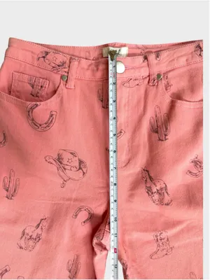 Easel Western Print Twill Pants Size S thumbnail 5