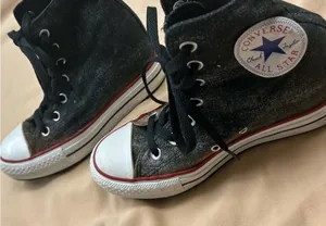 Converse All Star women’s Sneakers in Black and Red 7 thumbnail 1