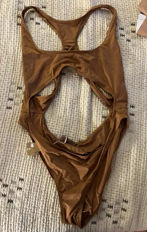 Skims Monokini Light Brown thumbnail 1