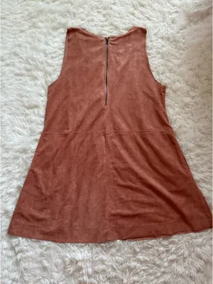 NWT boutique Umgee suede dress thumbnail 2