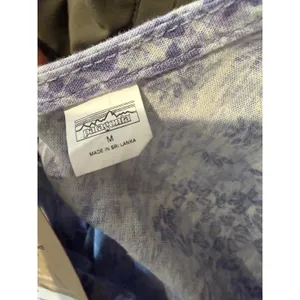 Patagonia Womens Garden Island Top Wildflower Purple Floral Tank Medium NWT thumbnail 5