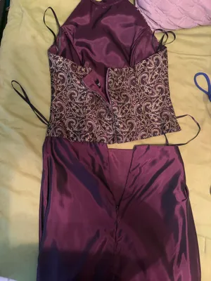 XScape Purple Formal Dress thumbnail 1