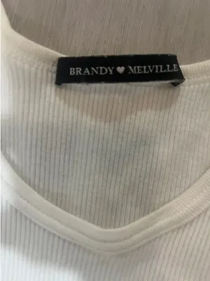 Brandy Melville White Tank Top  thumbnail 2
