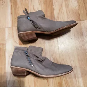 Sam Edelman Zip Up Tan Booties Women’s 8 1/2 thumbnail 1