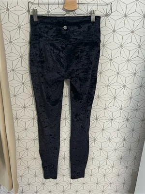 Lululemon Wunder Lounge High-Rise Tight 28" *Crushed Velvet Black thumbnail 6