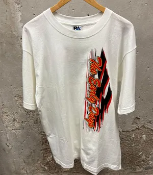 The Vintage Shop Vintage 1996 Dale Earnhardt The Early Days Driver on a Mission White Tee Nascar thumbnail 4
