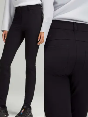 {24} Lululemon City Sleek 5 Pocket Pant Black thumbnail 2