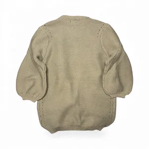 POL Oversized Chunky Open Cardigan Sage Green Lantern Sleeve Sweater size Small thumbnail 3