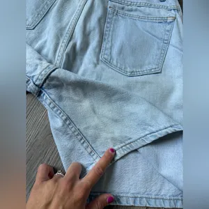 VTG Wrangler Mom Shorts Baggy Shorts Blue Faded Size 14 31 32 thumbnail 9