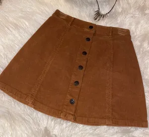 American Eagle NWT Corduroy Button Down Skirt thumbnail 2