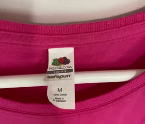 Women’s Casual Short Sleeve Crewneck Tee Shirt Pink NWOT thumbnail 4
