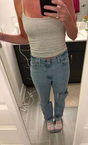Abercrombie High-Rise Jeans 90s Straight thumbnail 1