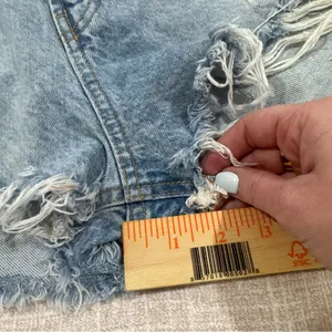 Zara Light Blue‎ Jean Shorts 8 thumbnail 6